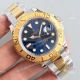 Swiss Copy Rolex Yacht-master 2836 Watch 2-Tone Blue Face (2)_th.jpg